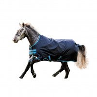Horseware Bambini Caldo Foderato in Pile Impermeabile SHINY FULL Chaps Blu Scuro/Nero Età 7-14 