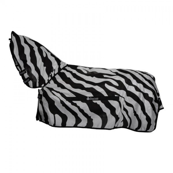 Bucas Fly Blanket Buzz-Off Zebra Full-Neck