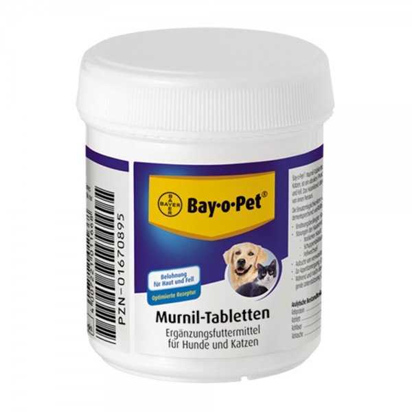 Bayer Murnil tablets for Dogs and cats, for shiny Fur