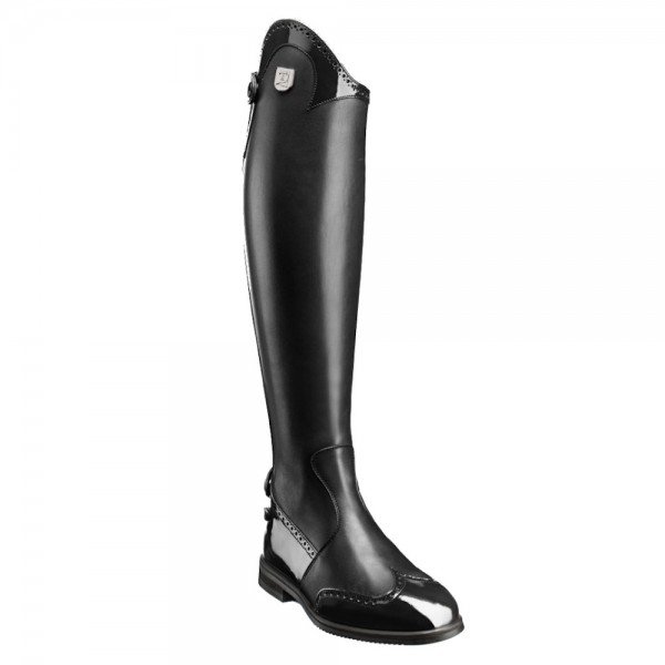 Tucci Riding Boots Marilyn patent punched Leather, Women