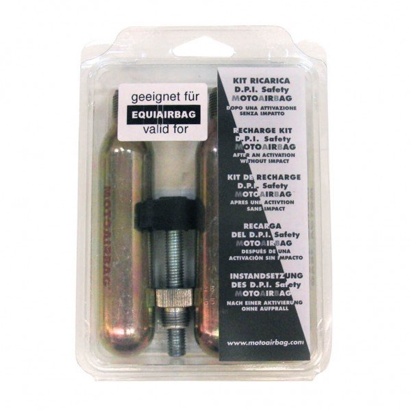 USG CO2 Cartridge for EquiAirbag, Set of 3, incl. Tools